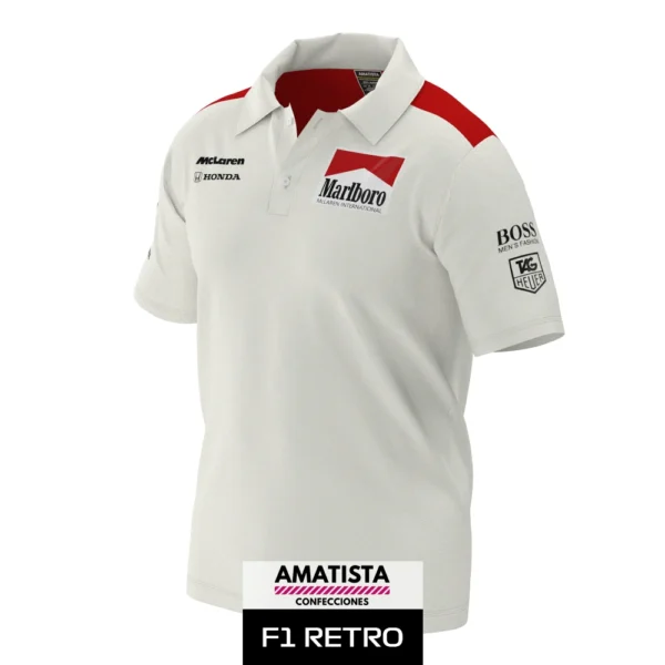 Polera Marlboro McLaren (Cuello Polo) - Imagen 3