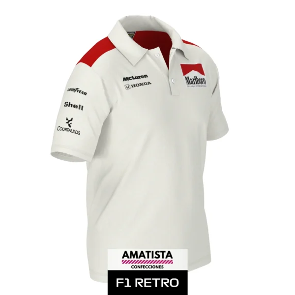 Polera Marlboro McLaren (Cuello Polo) - Imagen 4