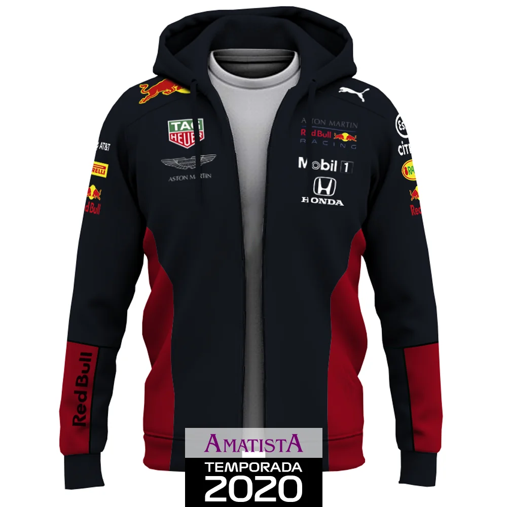 Polerón Red Bull 2020 (Con cierre y gorro)