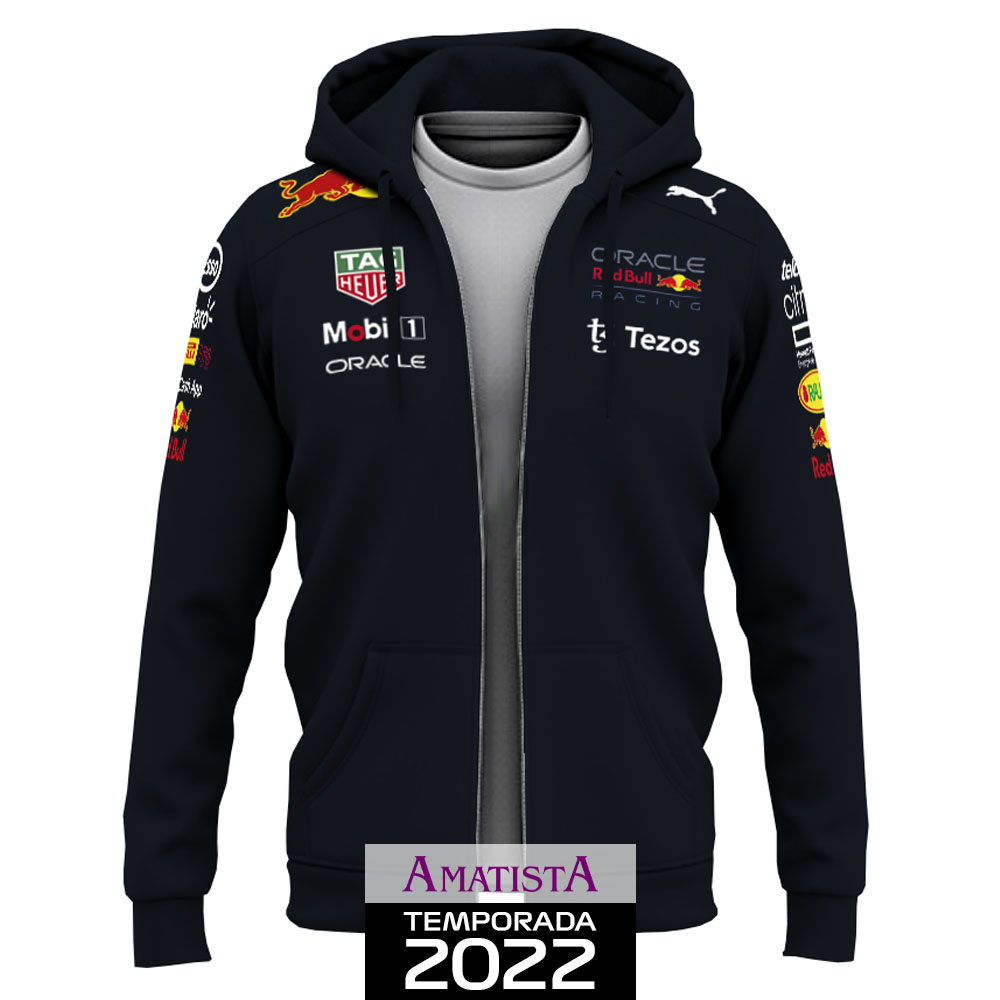 Polerón Red Bull 2022 (Con cierre y gorro)