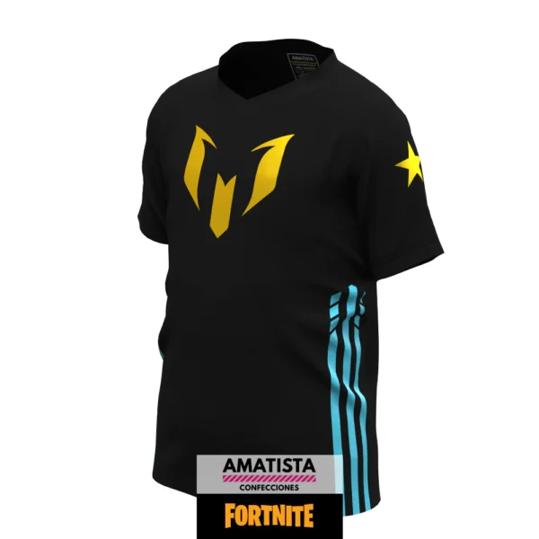 Polera Infantil Fortnite Messi - Imagen 3