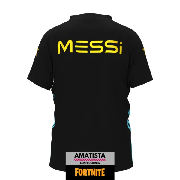 Polera Infantil Fortnite Messi - Imagen 2