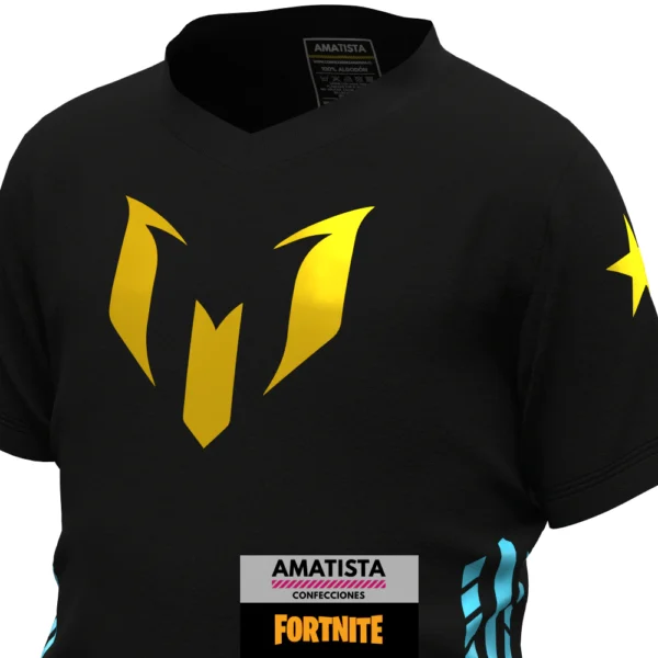 Polera Infantil Fortnite Messi - Imagen 5