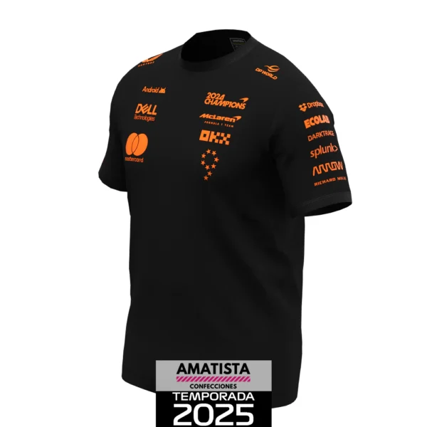 Polera McLaren 2024 Constructors' Champions - Negro - Imagen 3