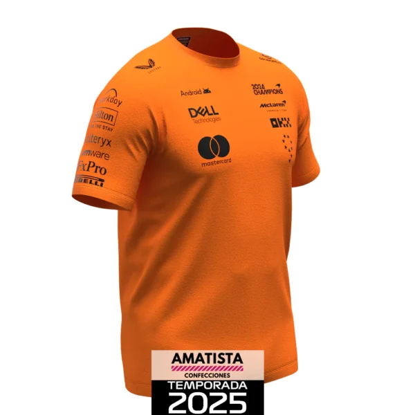 Polera McLaren 2024 Constructors' Champions - Naranjo - Imagen 4