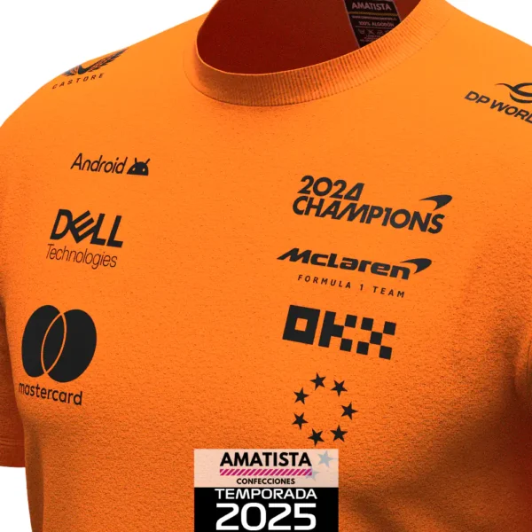 Polera McLaren 2024 Constructors' Champions - Naranjo - Imagen 5