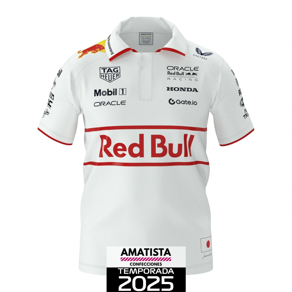Polera Red Bull Japón 2025 (Cuello Polo)